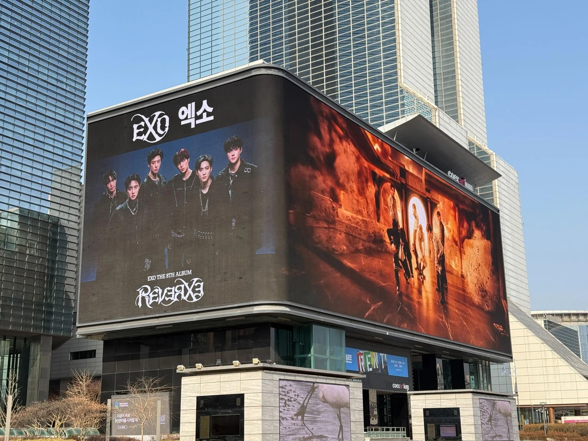 엑소 광고 이미지