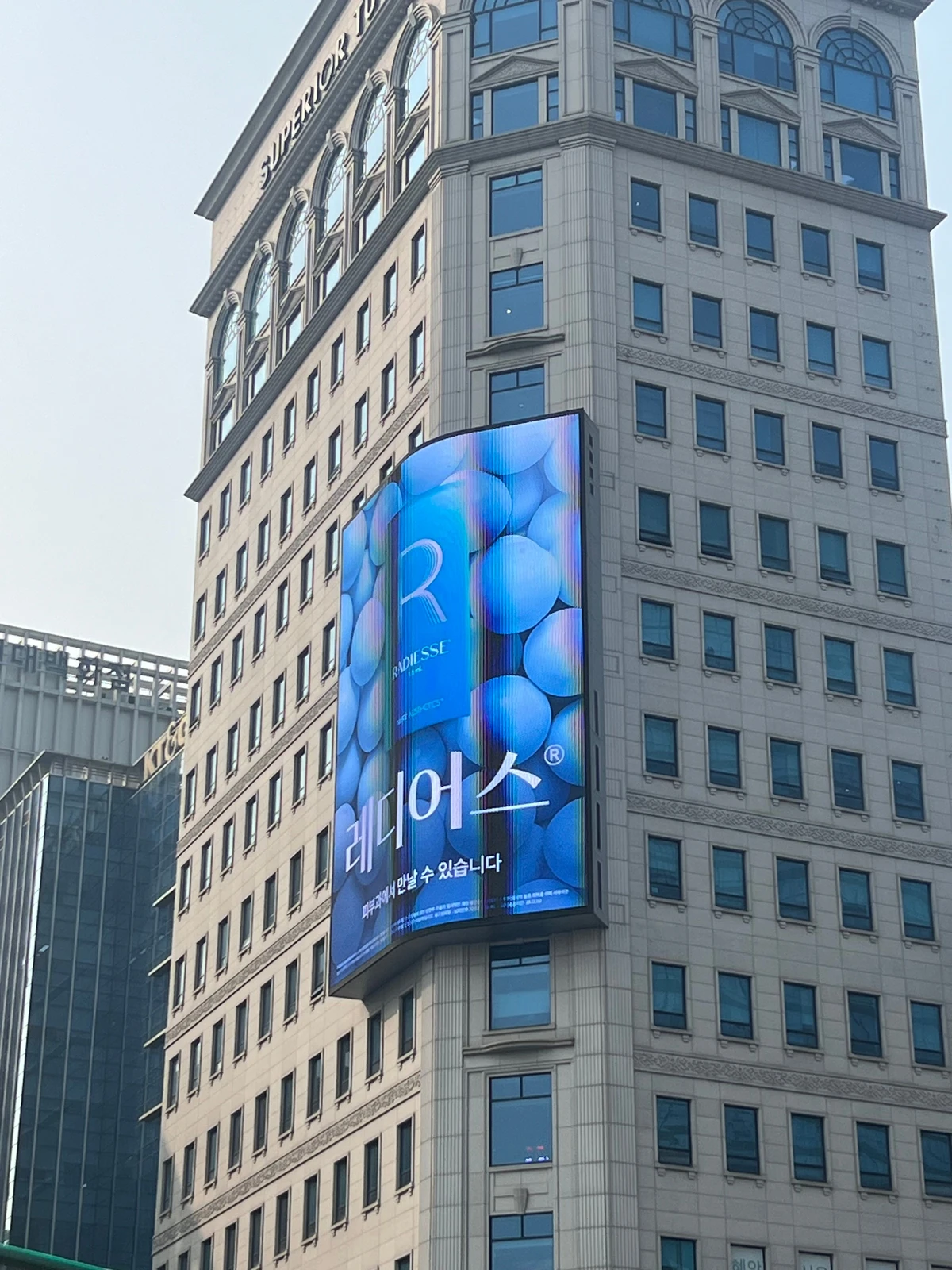 레디어스 광고 이미지