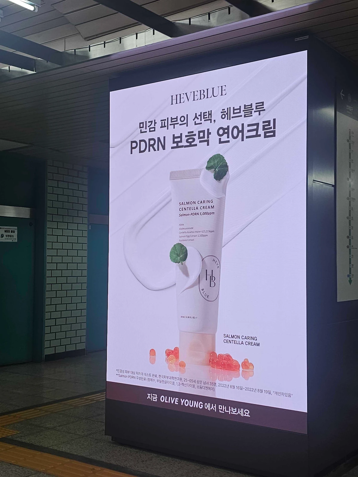 헤브블루 광고 이미지